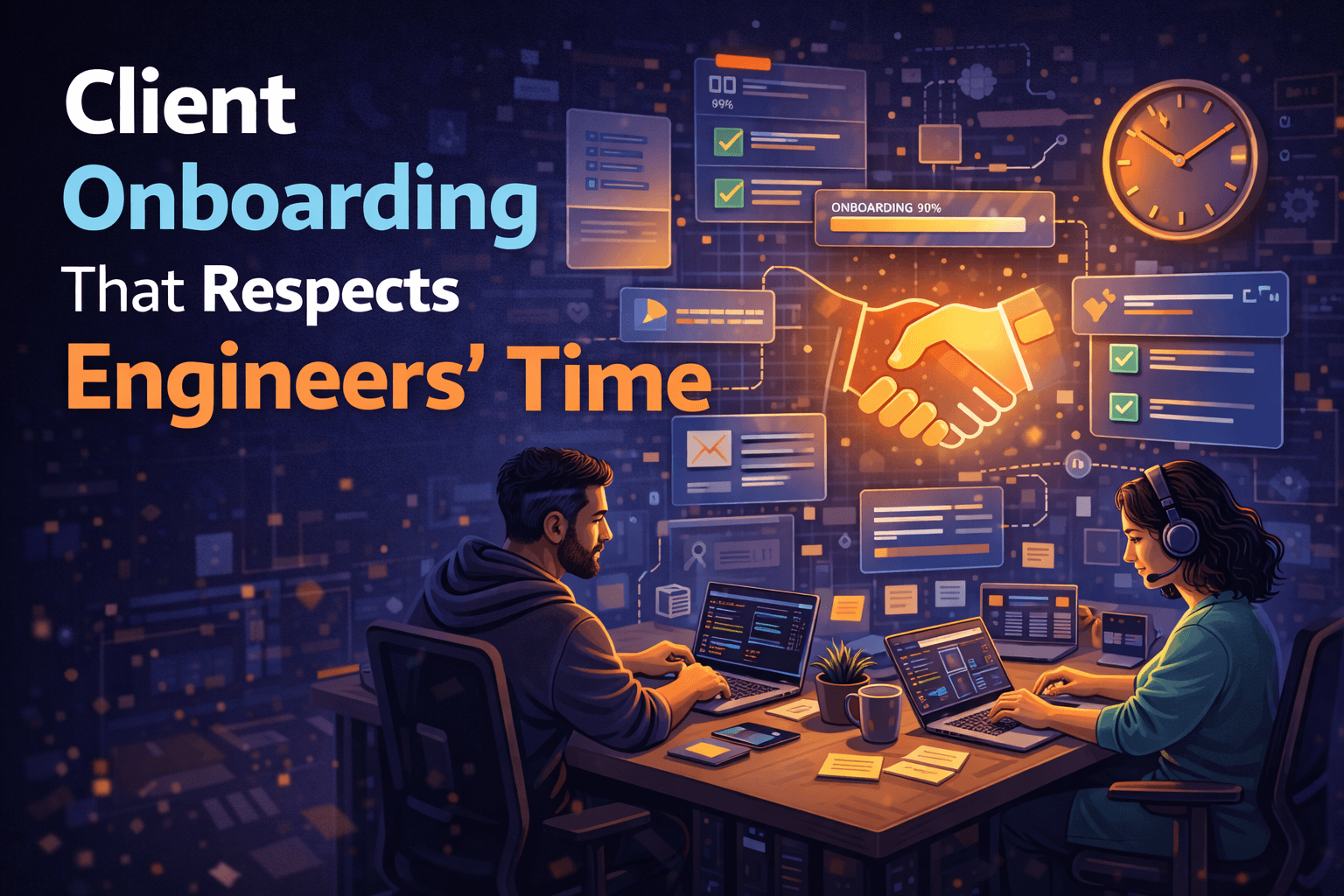 Client onboarding that respects engineers’ time