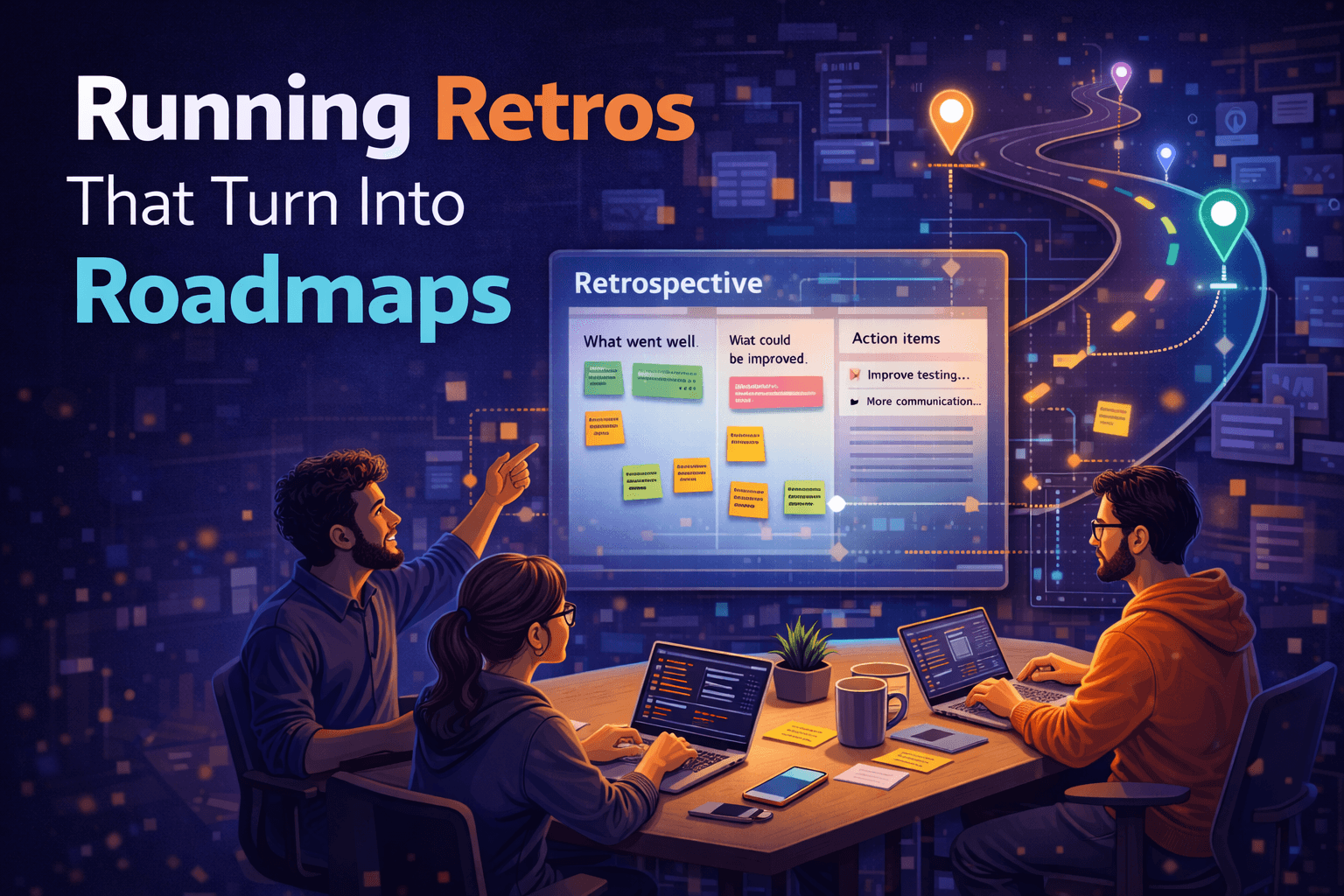 Running retros that turn into roadmaps