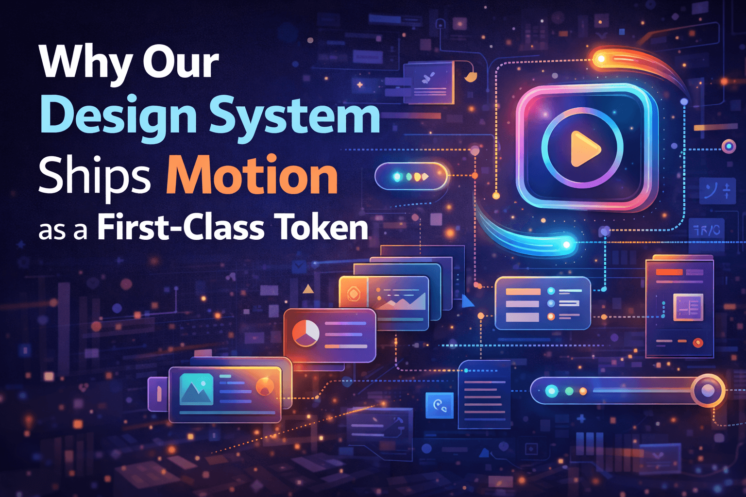 Why our design system ships motion as a first-class token